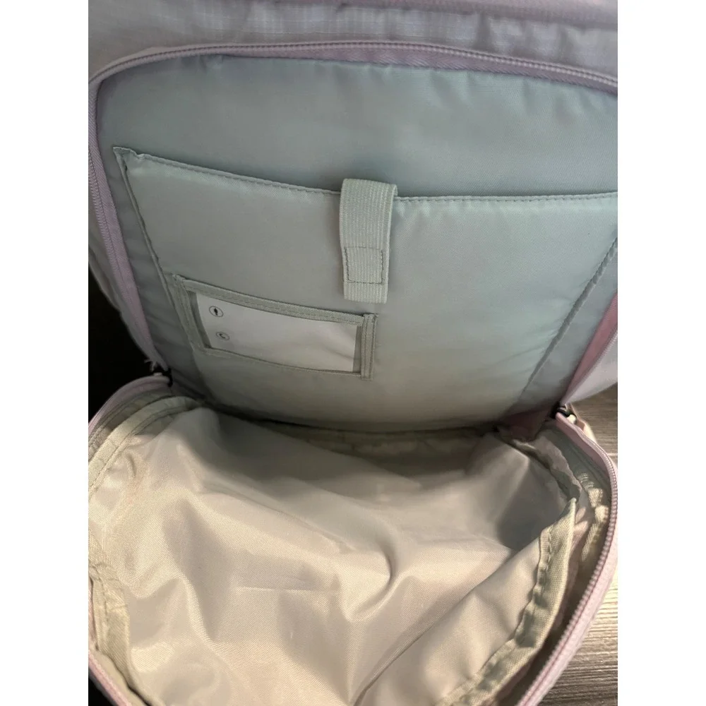 Embark Ripstop Backpack Lavender Purple Multi-Pocket School Travel Bag